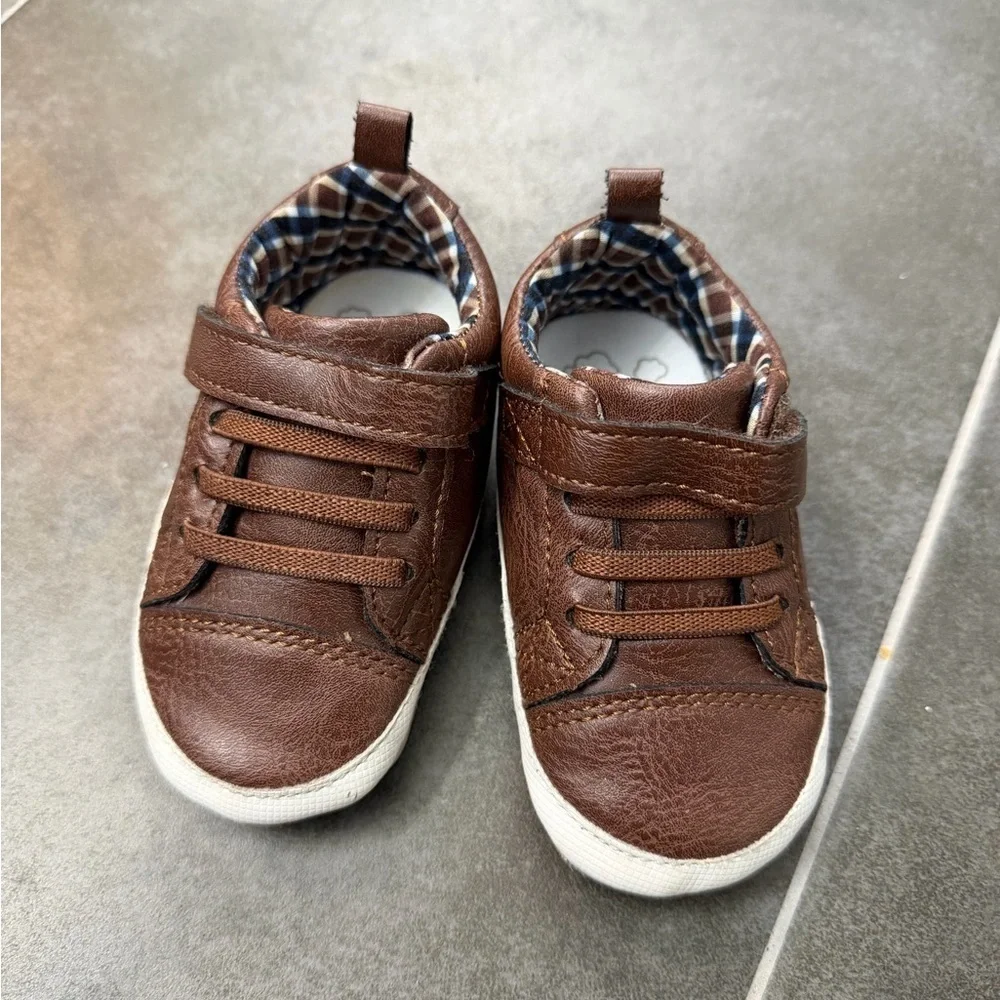 Stride Rite Suprize Lee Brown Leather Baby Shoe 12-18M